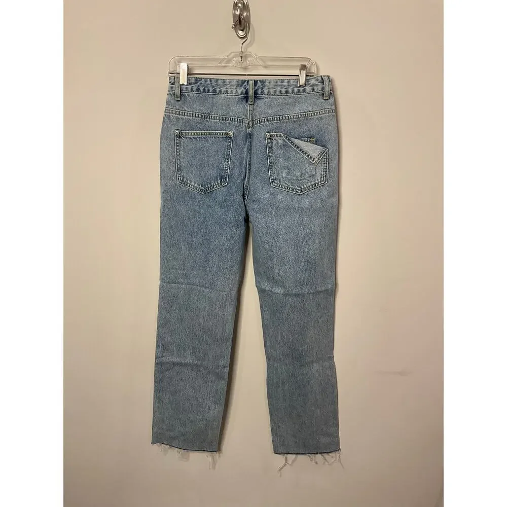 English Factory‎ Destroyed Mom Jeans NWT
